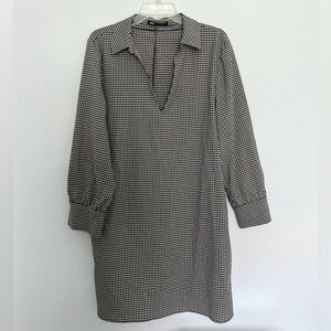 Zara Plaid Mini Dress XXL